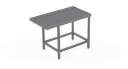 Table with tray and hook for dishwasher - Dayton