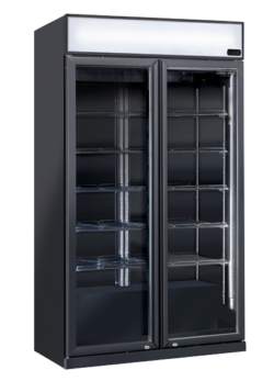 Bottle fridge in black 1050 liters - Coolhead