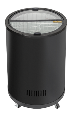 Barrel cooler / Can Cooler in black from Coolhead HP80