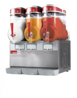 Slush ice machine, Ugolini MT 3 on 3x 10 L, Italian
