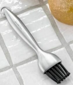 Baking brush with silicone brush, Steel Function