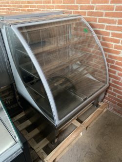 Refrigerated display cases (missing front - for installation) used
