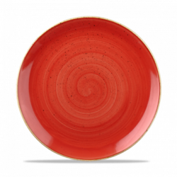 Berry red plate 27cm, churchill