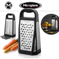 Box grater with collection, Microplane