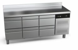 CCP-3S HHH Fagor refrigerated table with 6 drawers