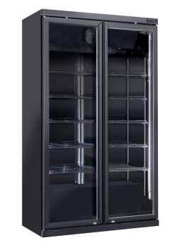 Bottle fridge in black, 1050 liters - Coolhead