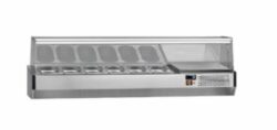 Cooling unit w/ glass top, Fagor EMI-150, Top quality