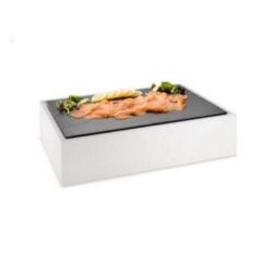 Buffet display black or white with melamine plate - Pujadas