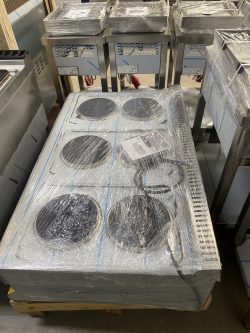 Cooking table with 6 round zones for EL