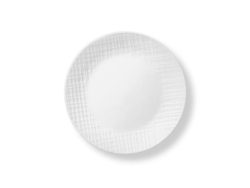 Corelle Linen Weave Plate flat Dia 21,6 cm White