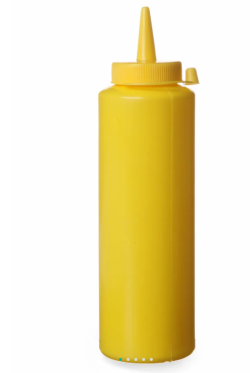Plastik flaske gul, 0,2L