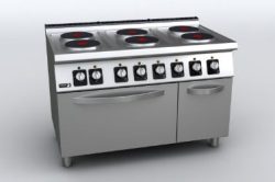 Electric Cooking Table With Oven, C-E761 - Fagor