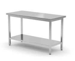 Work table with lower shelf, 1200x600x(h)850, Budget, Hendi