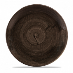 Stonecast Patina Iron Black flad tallerken 28 cm, Churchill