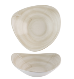 Stonecast Canvas Natural trekantet skål 23,5 cm, Churchill