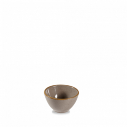 Stonecast peppercorn grey dip pot, Churchill