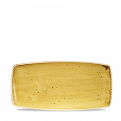 Stonecast Mustard Seed Yellow oblong 29,5 x 14 cm, Churchill