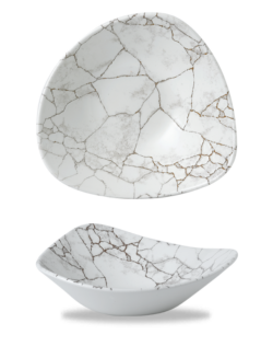 Studio Prints Kintsugi Agate Grey trekantet skål 23,5 cm, Churchill