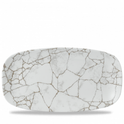 Studio Prints Kintsugi Agate Grey oblong 35,5 x 18,9 cm, Churchill