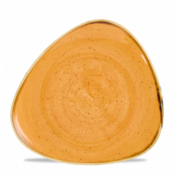 Stonecast Tangerine trekantet tallerken 22 cm, Churchill