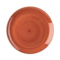 Stonecast Spiced Orange flad tallerken 28,8 cm, Churchill