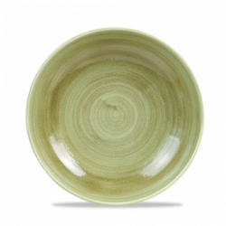 Stonecast Patina Burnished Green dyb tallerken 24,8 cm, Churchill