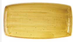 Stonecast Mustard Seed Yellow oblong 34,5 x 18,5 cm, Churchill