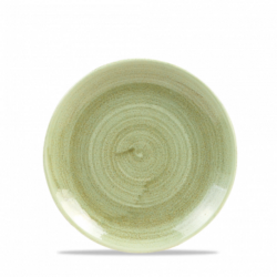Stonecast Patina Burnished Green flad tallerken 16,5 cm, Churchill