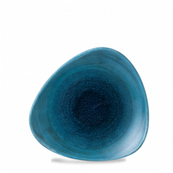 Stonecast Aqueous Lagoon trekantet tallerken 22,9 cm, Churchill