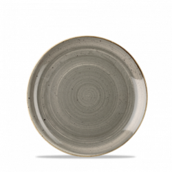 Stonecast Peppercorn Grey flad tallerken 16,5 cm, Churchill