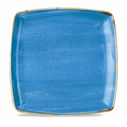 Stonecast Cornflower Blue firkantet tallerken 26,8 x 26,8, Churchill