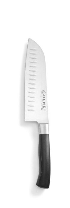 Santokukniv i sort 18 cm, Hendi