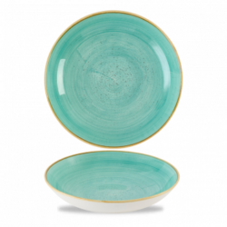 Stonecast Mint dyb tallerken 18,2 cm, Churchill