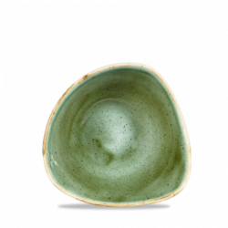 Stonecast Samphire Green trekantet skål 15,3 cm, Churchill