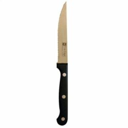 Steakkniv med sort pom skaft m/12 stk