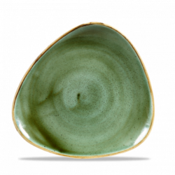 Stonecast Samphire Green trekantet tallerken 24,5 cm, Churchill