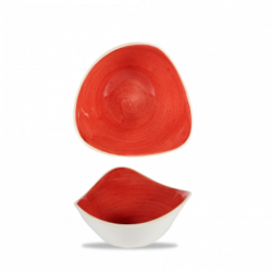 Stonecast Berry Red trekantet skål 15 cm, Churchill