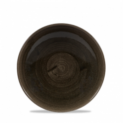 Stonecast Patina Iron Black flad tallerken 18 cm, Churchill