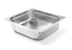 Gastrobakke i stål 2/3 100 mm (restsalg)