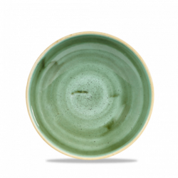 Stonecast Samphire Green dyb tallerken 18,2 cm, Churchill