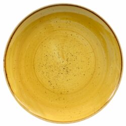 Stonecast Mustard Seed Yellow flad tallerken 21,7 cm, Churchill