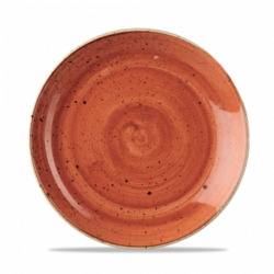 Stonecast Spiced Orange flad tallerken 21,7 cm, Churchill