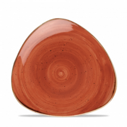 Stonecast Spiced Orange trekantet tallerken 19 cm, Churchill