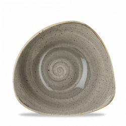 Stonecast Peppercorn Grey trekantet skål 18,5 cm, Churchill