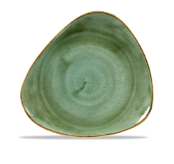 Stonecast Samphire Green trekantet tallerken 28,5 cm, Churchill
