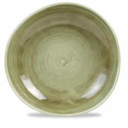 Stonecast Patina Burnished Green organic flad tallerken 28,6 cm, Churchill