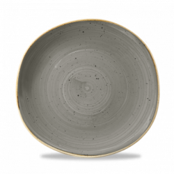 Stonecast Peppercorn Grey organic tallerken 26,4 cm, Churchill