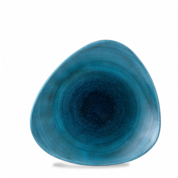 Stonecast Aqueous Lagoon trekantet tallerken 26,5 cm, Churchill