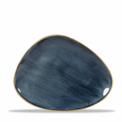 Stonecast Blueberry trekantet tallerken 26,5 x 20,5 cm, Churchill