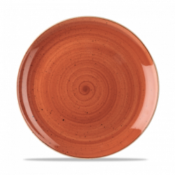 Stonecast Spiced Orange flad tallerken 26 cm, Churchill